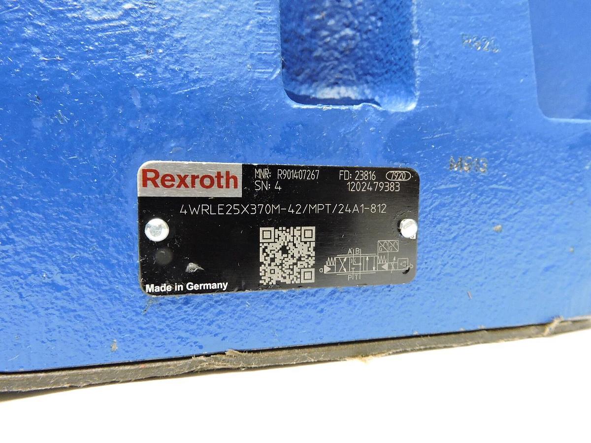 Bosch Rexroth 4WRLE 25 X370M-42/MPT/24A1-812 PROPORTIONAL DIRECTIONAL VALVE