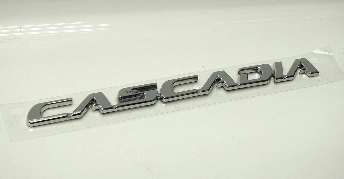 Freightliner Cascadia Rear Trunk Lid Emblem Logo Badge Nameplate Decal 6.6"x.51"