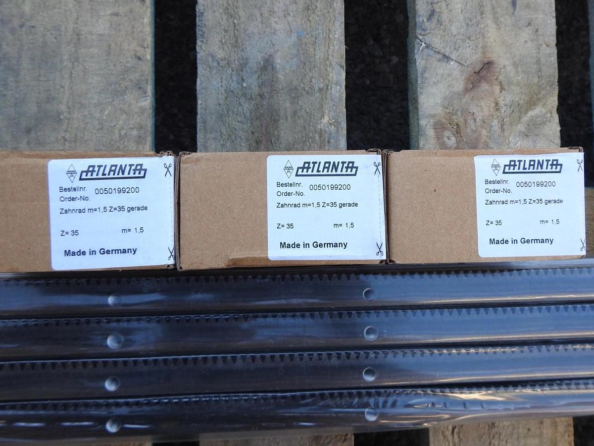 x3 Atlanta Drive Systems Pinion Drive 35T, 14MM w/ x8 Rails 50199201, 1297286