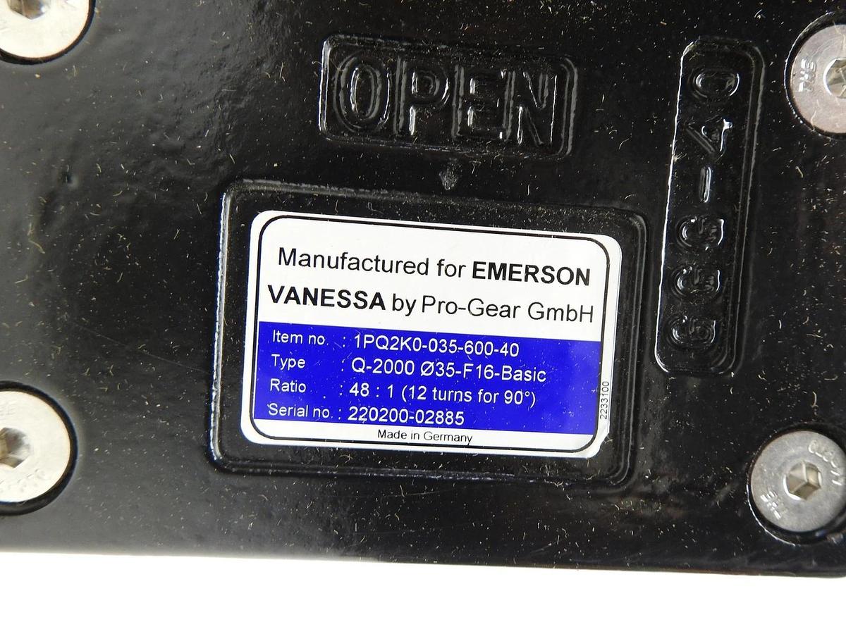 VANESSA by Pro-Gear Q-2000 Series Gearbox 1PQ2K0-035-600 40 ProGear - NEW