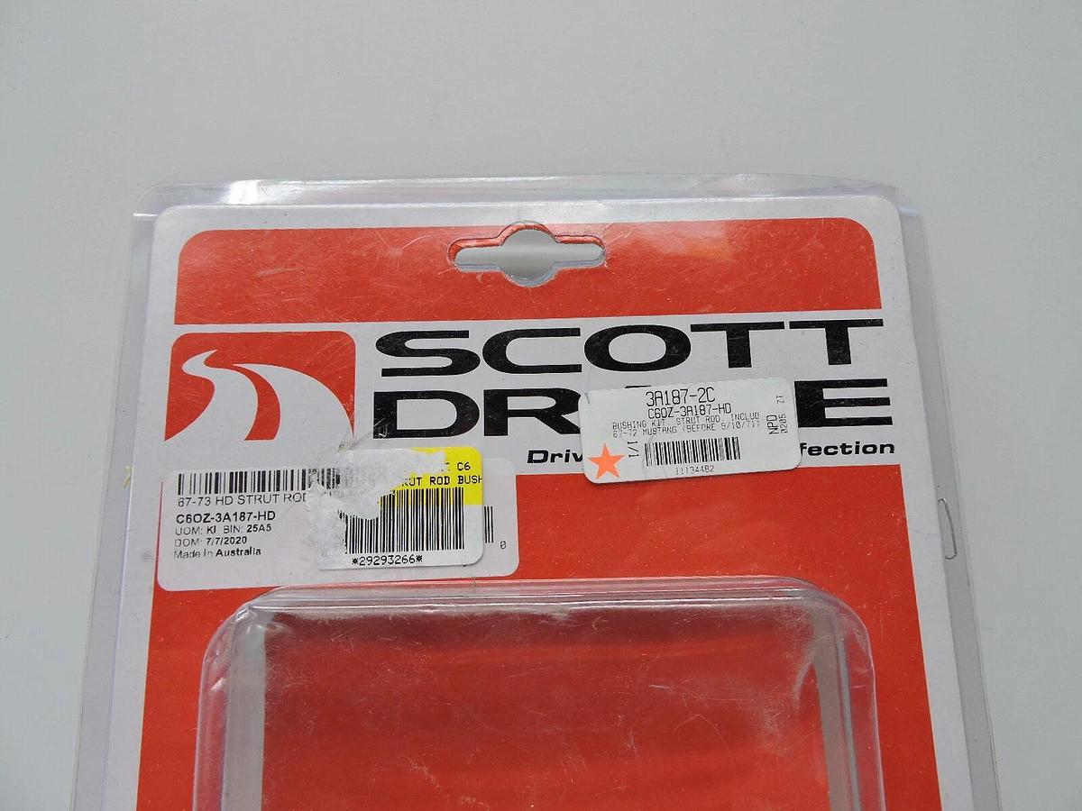 Scott Drake 1967-1973 Ford Mustang Strut Rod Bushing | C6OZ-3A187-HD | Strut Bar | Aftermarket
