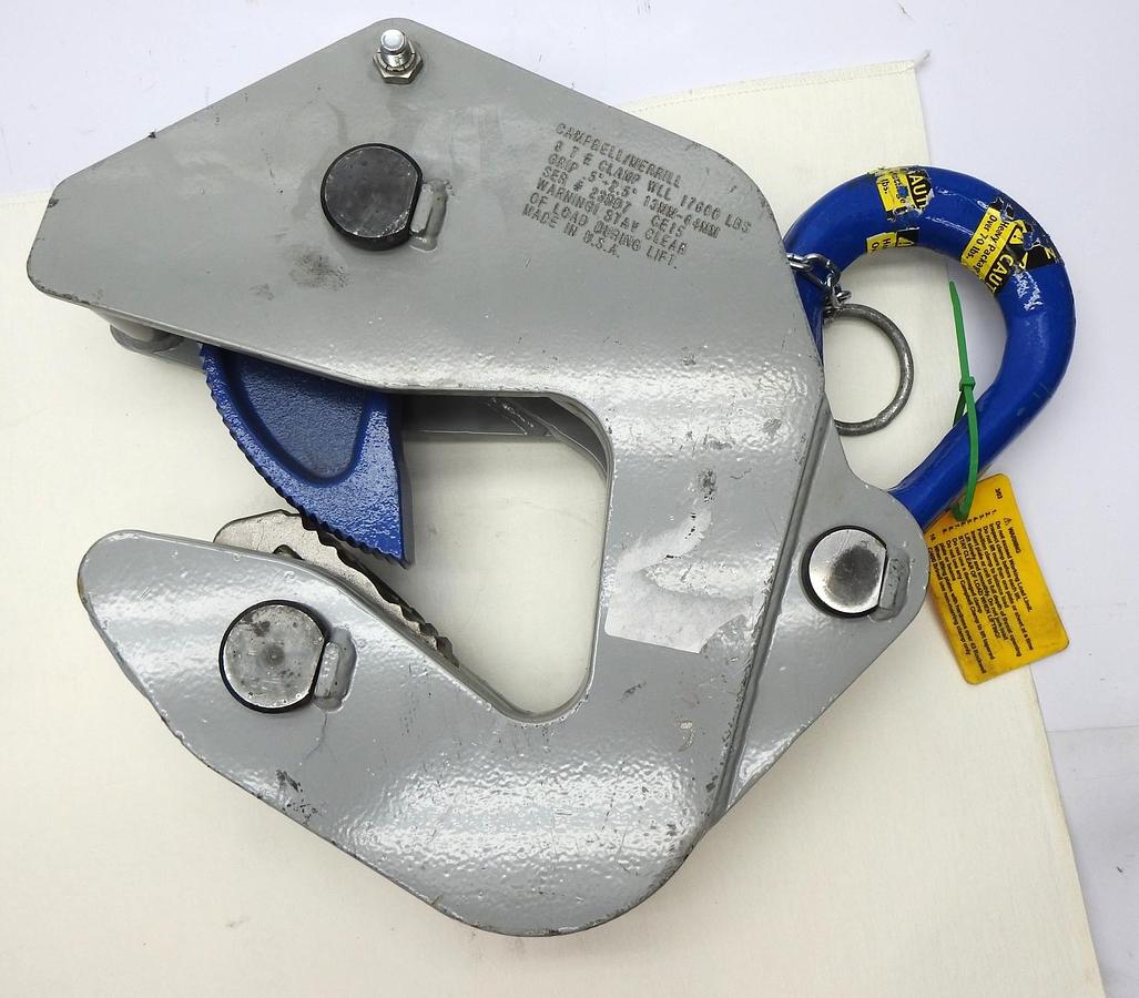 Campbell Merrill 17,600 LBS Lifting Clamp .5"-2.5" (13mm-64mm) 8.8 Ton NOB NEW