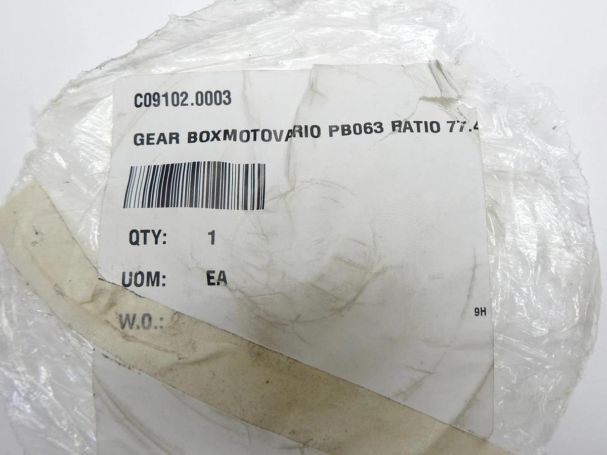 Motovario B063 77.48:1 Bevel Helical Gearbox PB 063 - NEW!