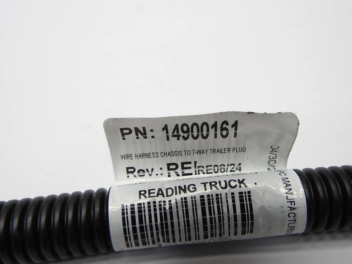 READING Truck Cab Chassis to 7-Way Trailer Plug Wire Harness P/N 14900161 OEM