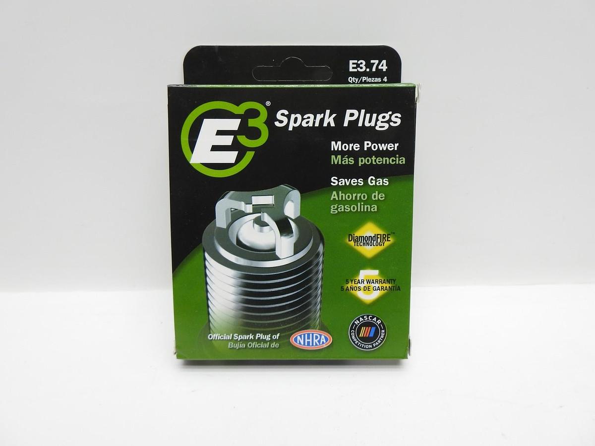 E3.74 E3 Premium Automotive Spark Plugs - 4 SPARK PLUGS - BRAND NEW IN BOX!!!