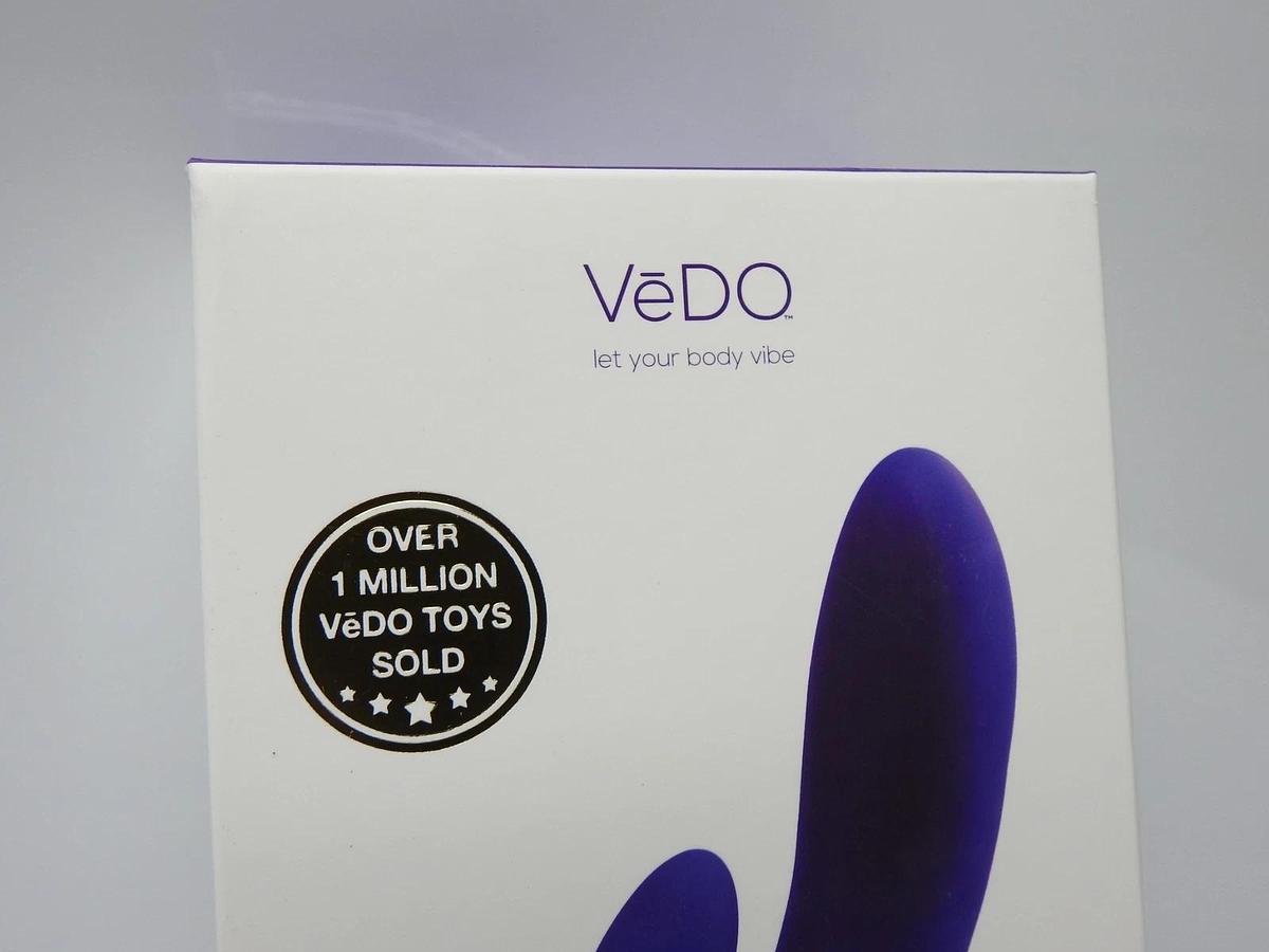 VeDO Rockie Dual Rechargeable Vibe Rabbit Vibrator Indigo