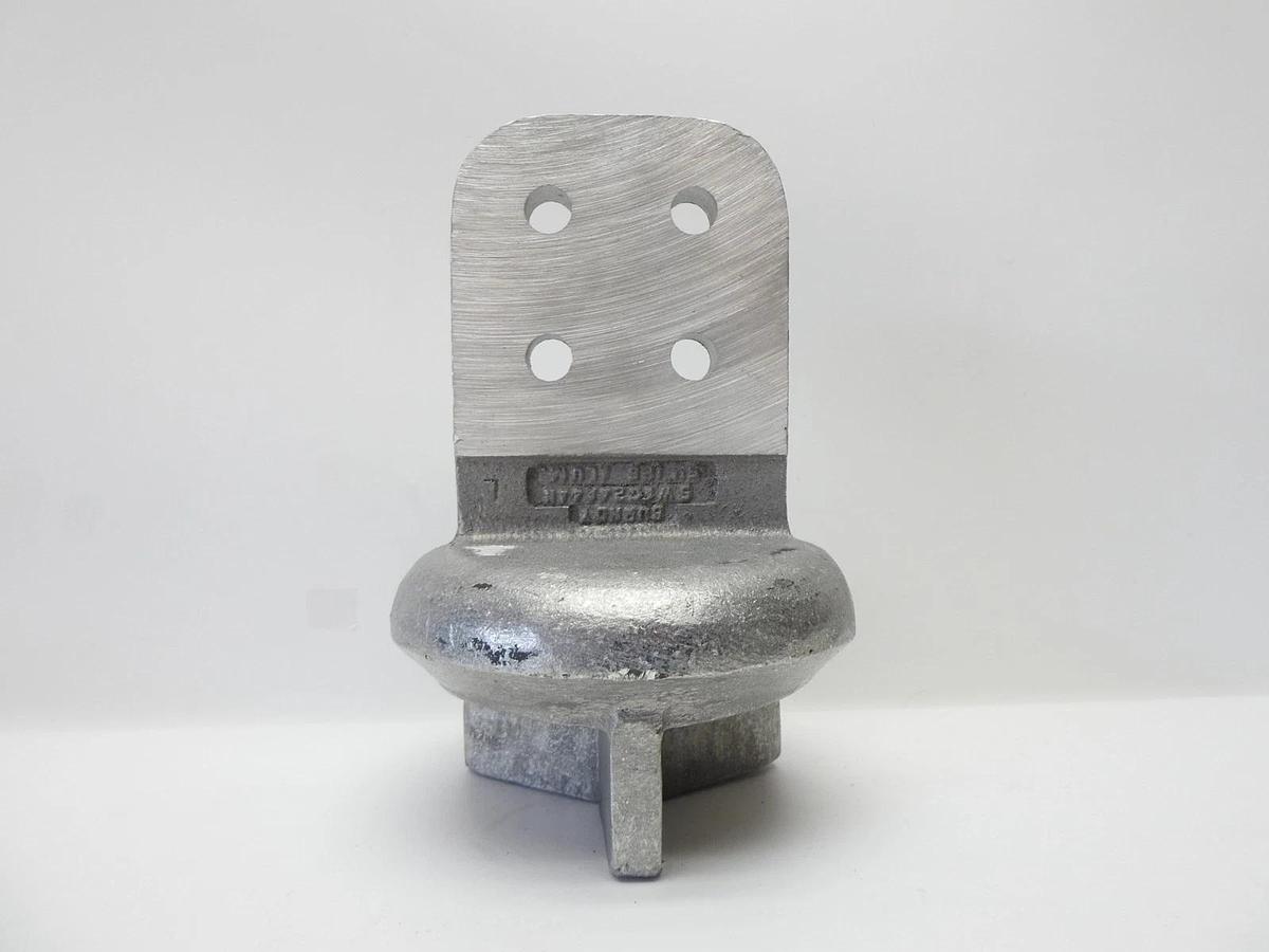 New Burndy SWAC-A-N Welded Terminal Connetors 7.72 in Aluminum SWAC24A44N
