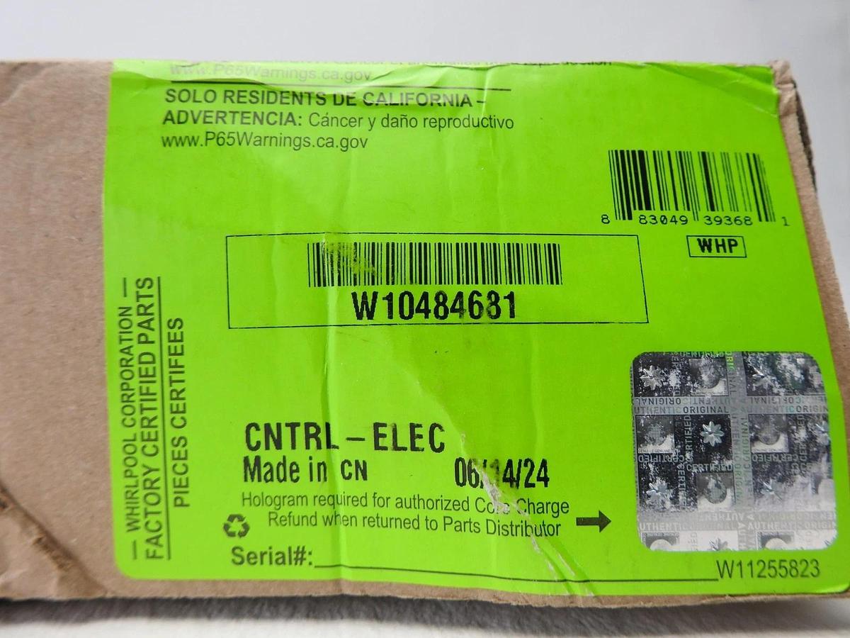 NOB NEW! Whirlpool Washer Control Board W10484681 | WM1360 GENUINE OEM!