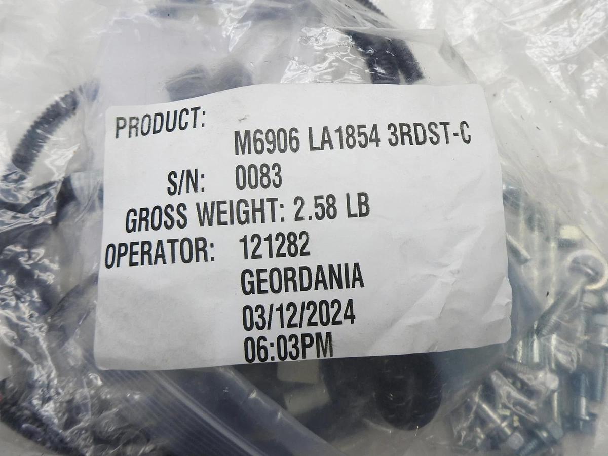 Kubota 7J441-78128 3rd Function Valve Kit for LA1854 M6906 - OEM NEW!