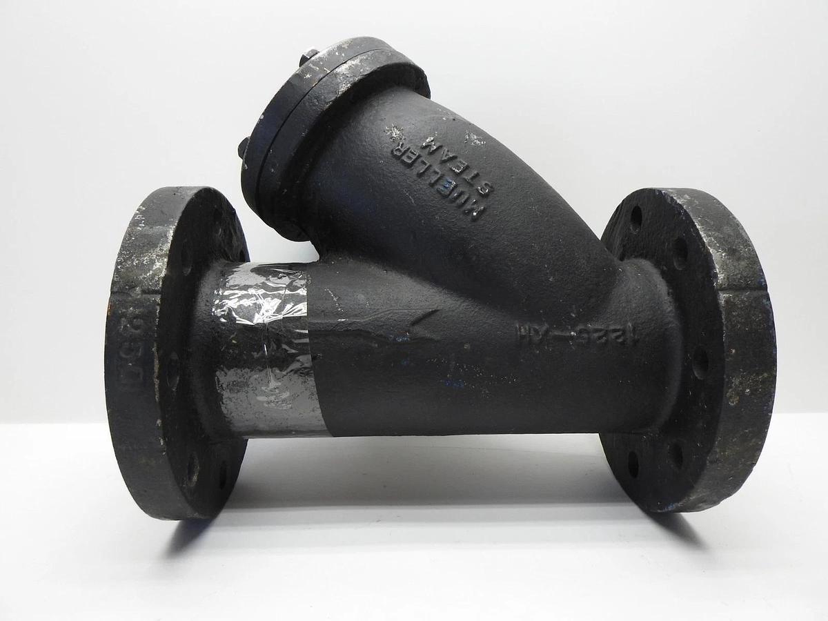 Mueller Steam Specialty Y Strainer Cast Iron, 4 in, Flanged, Perforated OEM NEW!