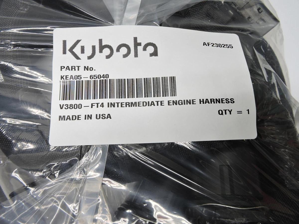 Kubota KEA05-65200 Kit, Wire Harness (V3800-FT4 SCR) w/ NOx Wire Harness OEM NEW