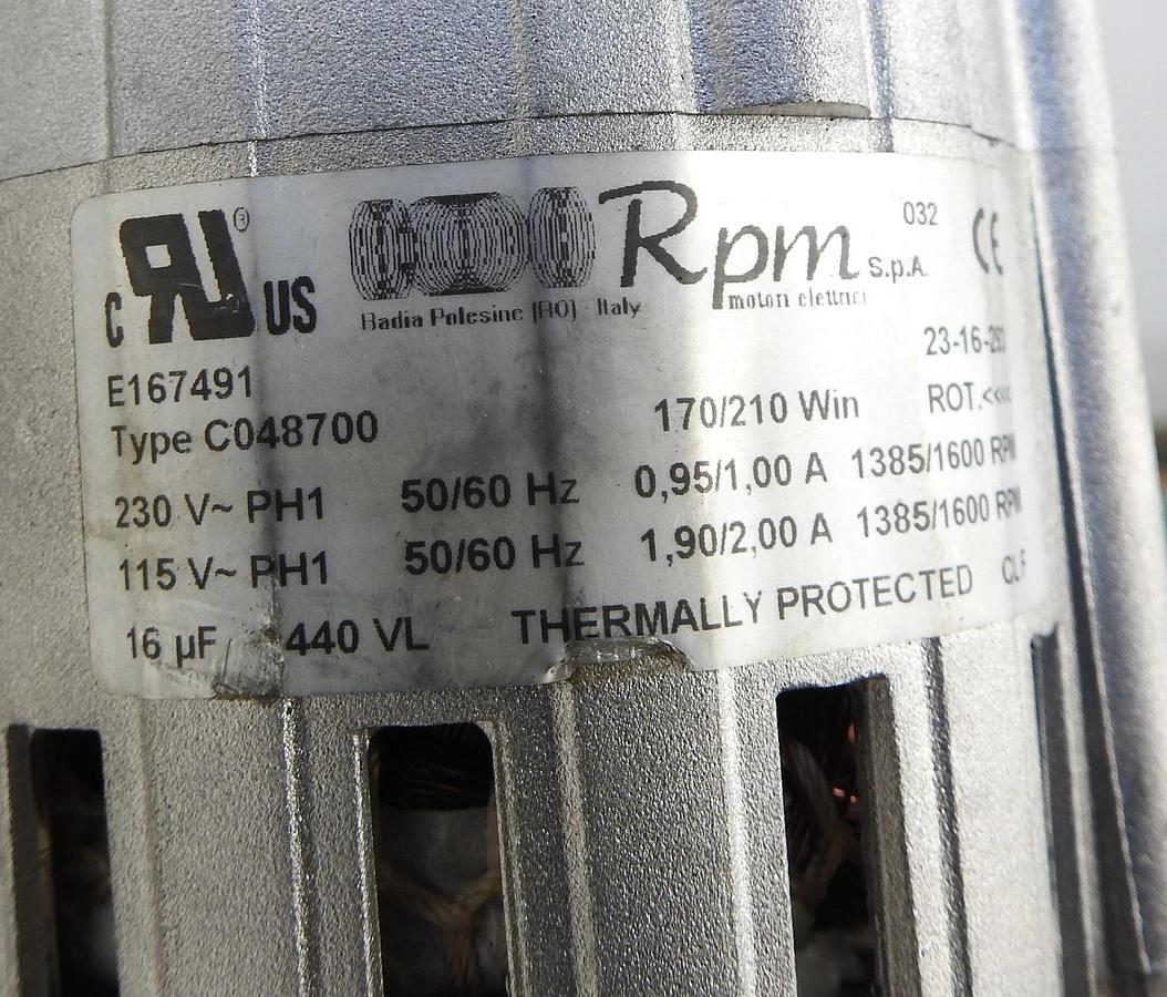 Procon Series 1 Rotary Vane Pump - 100 GPH Mag-Drive Assembly C048700