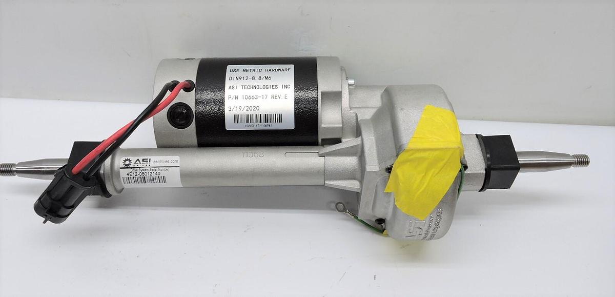 ASI 10663-17 TENNANT TRANSAXLE Model: 4E12, Ratio: 21.0:1, Output RPM N LS: 109