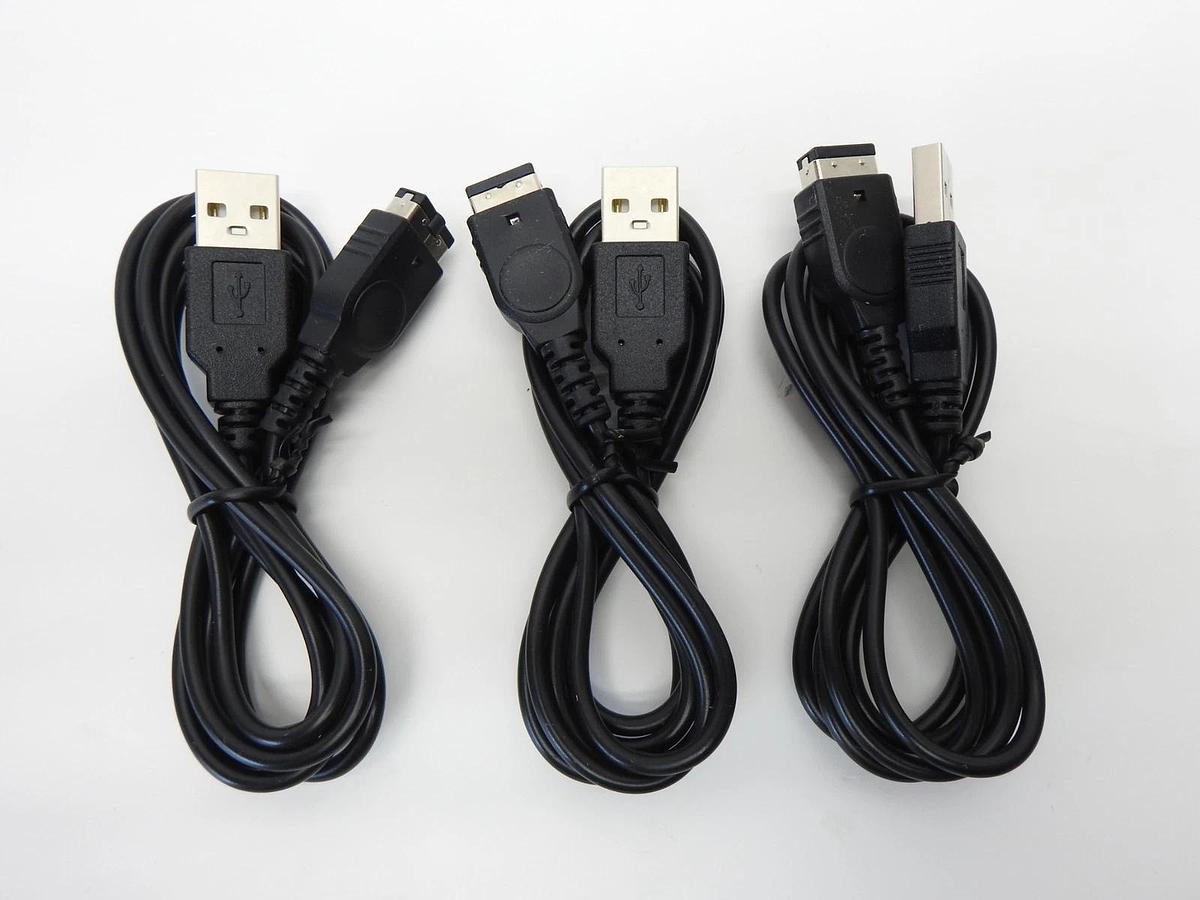 (3 pack) USB Charger Cable Cord for Nintendo Gameboy Advance GBA SP NEW
