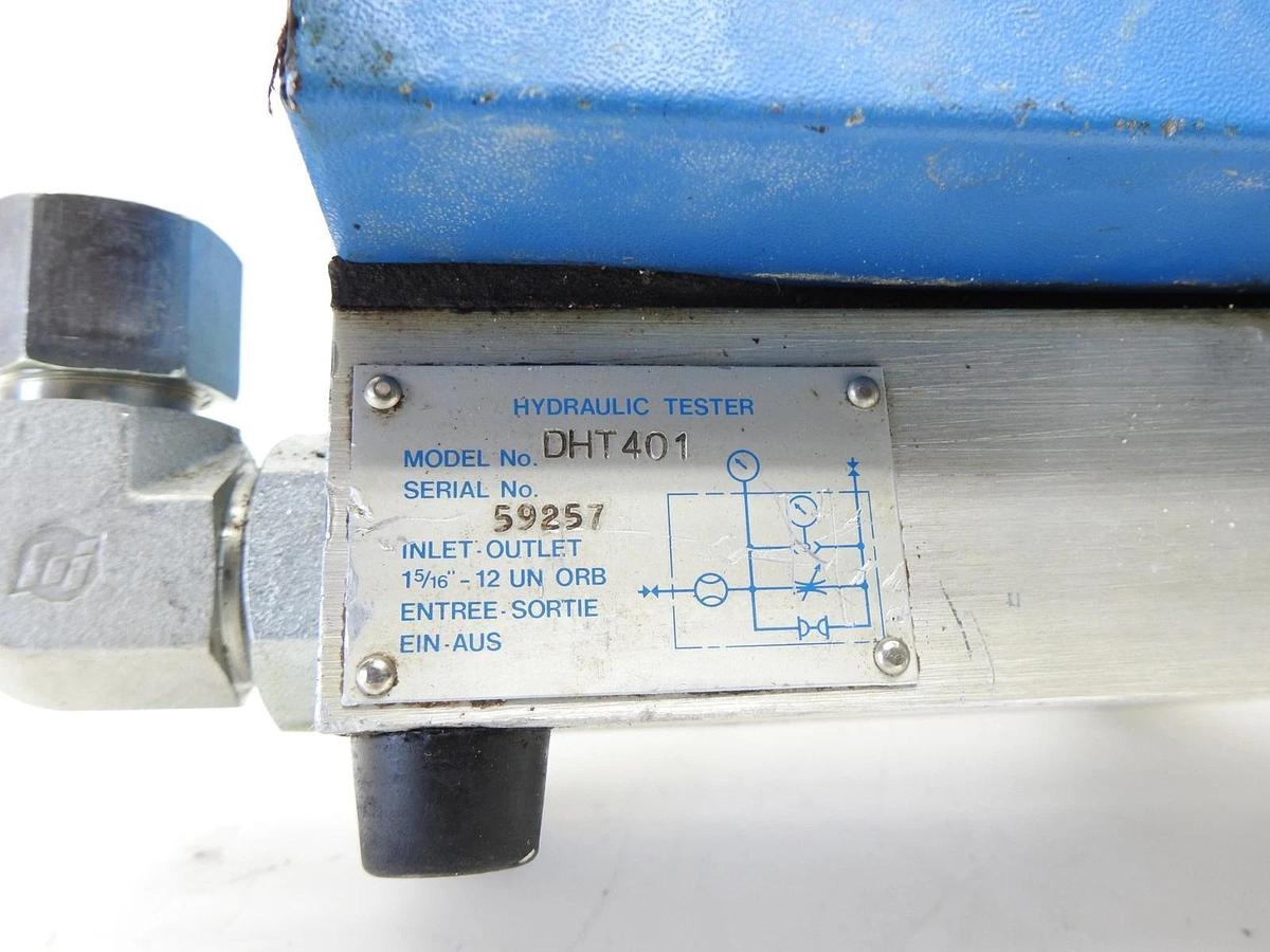 Webtec DHT401 Hydratest DHT 401 Bi-Directional Hydraulic Tester Webster