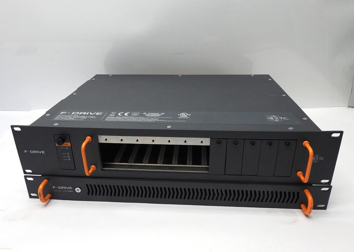 ETC F-Drive 7148A1001 R12 Rack Mount Driver Enclosure w/ FD-RPS-48-1800 Power