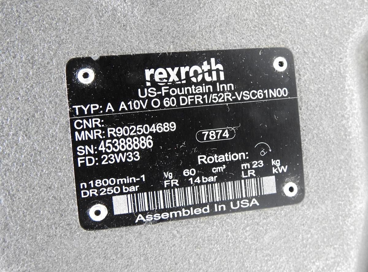 GENUINE Rexroth R902504689 Hydraulic Axial Piston Pump A A10V O 60 DFR1 OEM NEW!