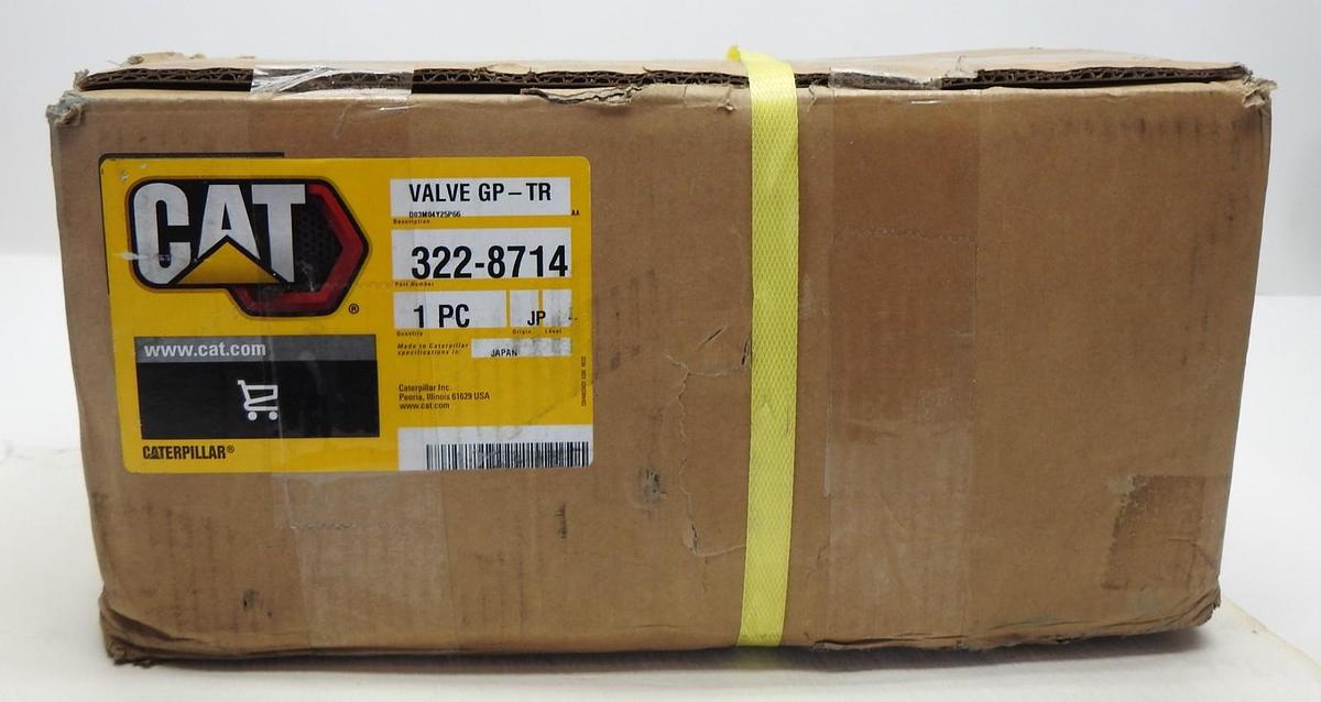 Genuine CAT 322-8714 Travel Counterbalance Valve (VALVE GP-TR) OEM NEW!