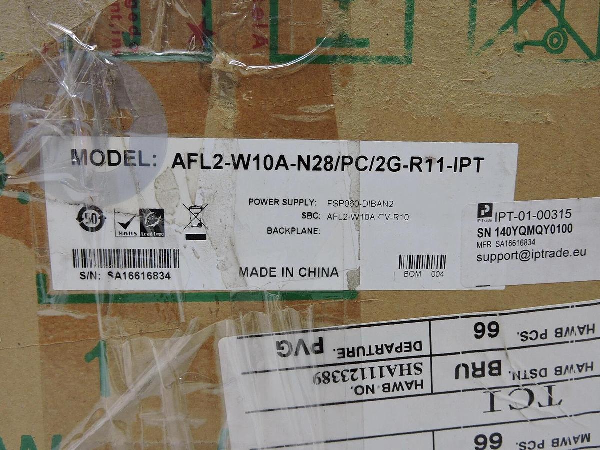 ipTrade AFL2-W10A-CV-R10 All-in-One Touch Panel AFl2-W10A-N28/PC/2G-R11-IPT