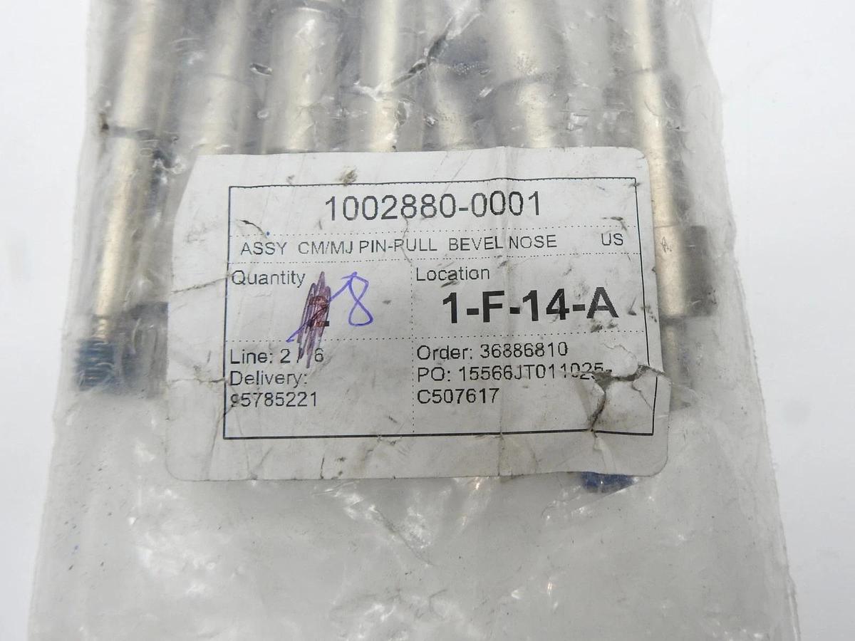 Lot of 8 - LifeFitness 1002880-0001 Pull-Pin, Cm/Mj, Bevel Nose 8327901 NEW