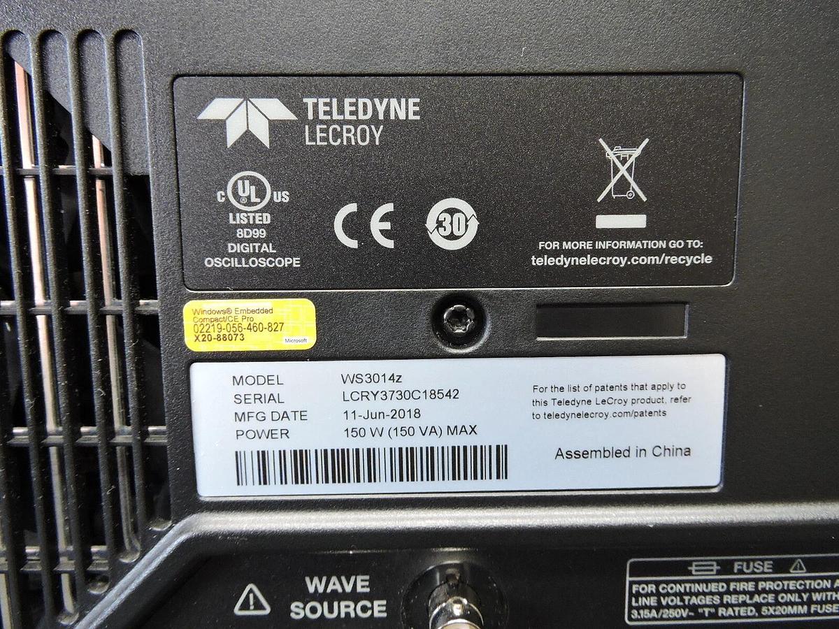 Teledyne Wavesurfer 3014z 100 Mhz Oscilloscope w/ WS3K-MSO Probes - NOB NEW!
