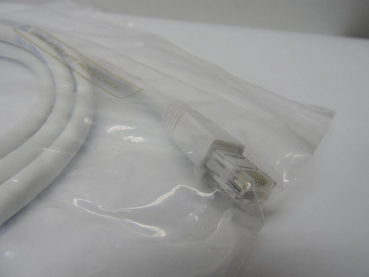 (10 PACK) CAT6A Male/Male RJ45 Patch Cable 5', 4 Pair UTP Patch Cable (WHITE)
