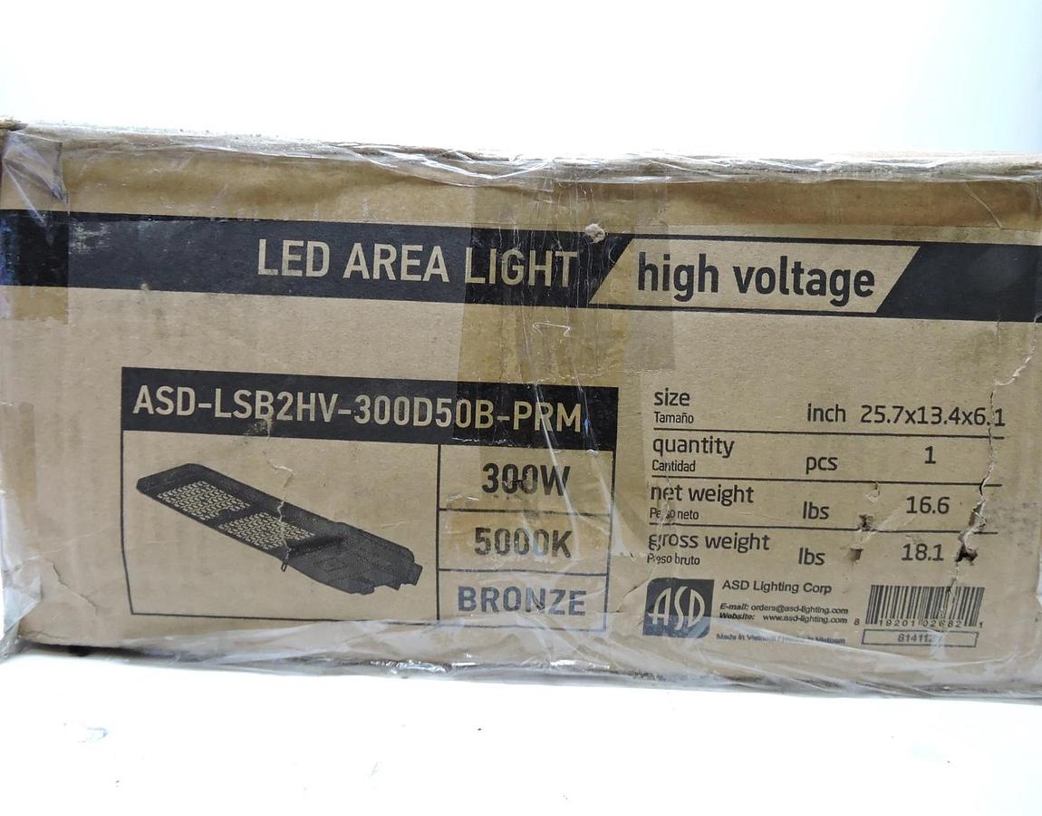 ASD Lighting ASD-LSB2HV-300D50B-PRM LED Area Light LSB2 300W High Bronze Finish