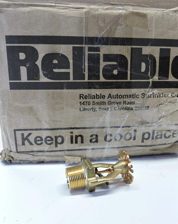 BOX OF 100 - Reliable JL17 Pendent ESFR 3/4 NPT Storage Pendent Sprinkler NEW!