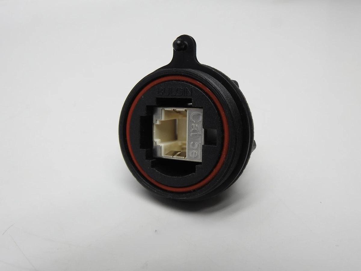 Bulgin PX0833 Panel Mount Modular In Line Connector Cat5e Coupler - NEW!!!