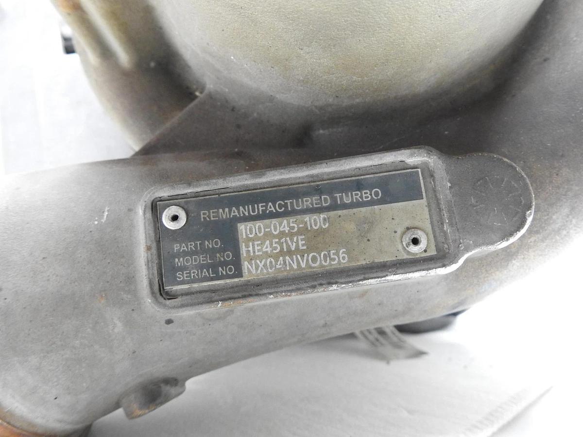 100-045-100 Turbocharger HE451VE For Cummins ISX QSX 15L w/ Actuator - TESTED!!!