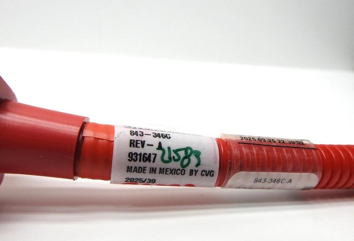 Kubota LP-843-346C Battery Cable 4GA RED 6" 0.714 lbm for SCL1000 Battery Cable