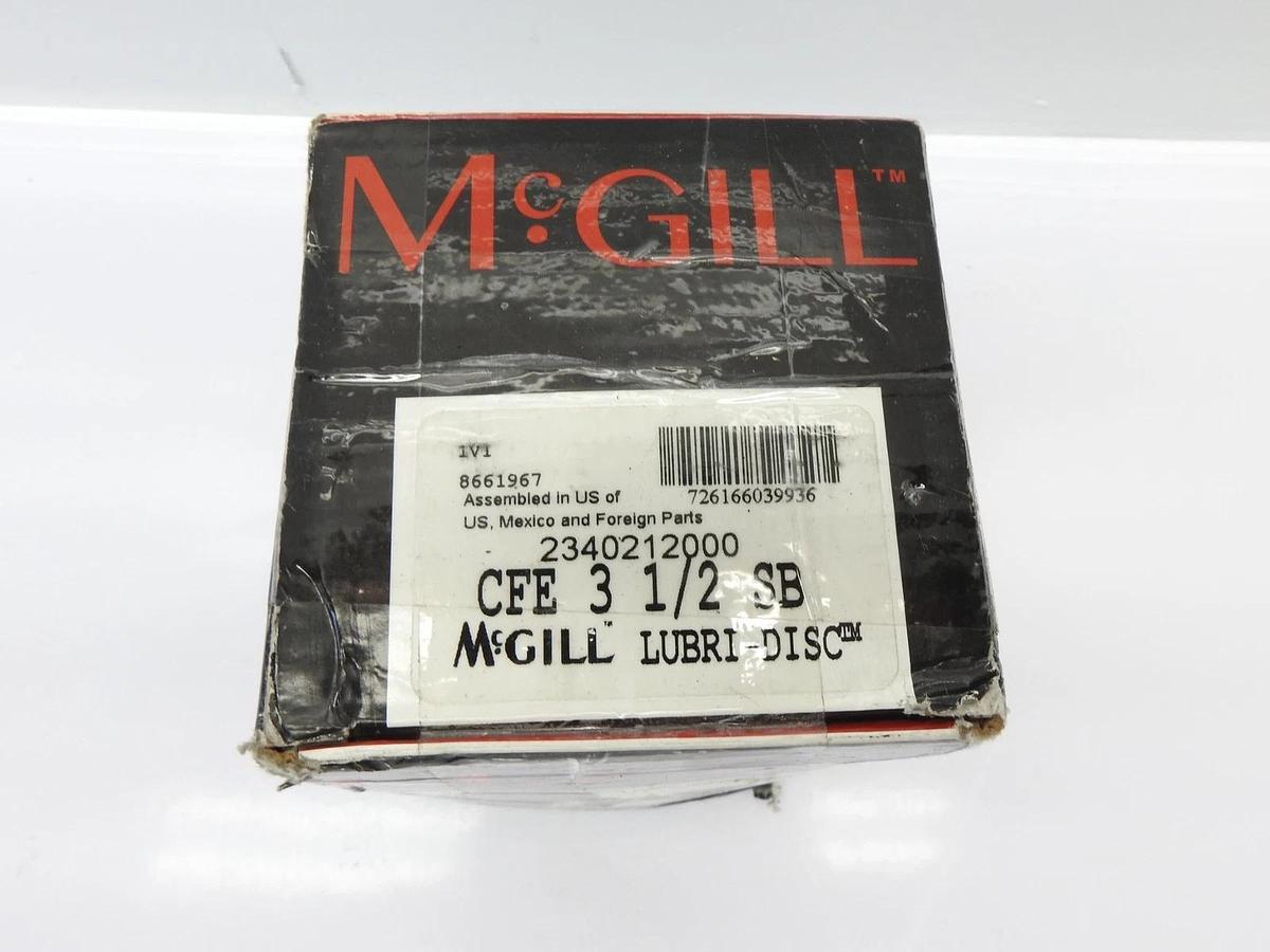 McGill CFE 3 1/2 SB 2340212000 Cam Follower and Track Roller - NEW
