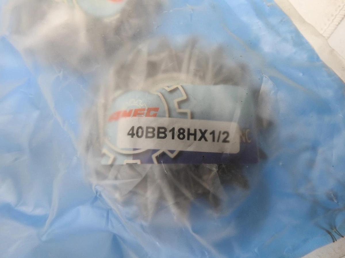 2 p/k AMEC 40BB18H-1/2, BALL BEARING IDLER SPROCKET Martin - NEW