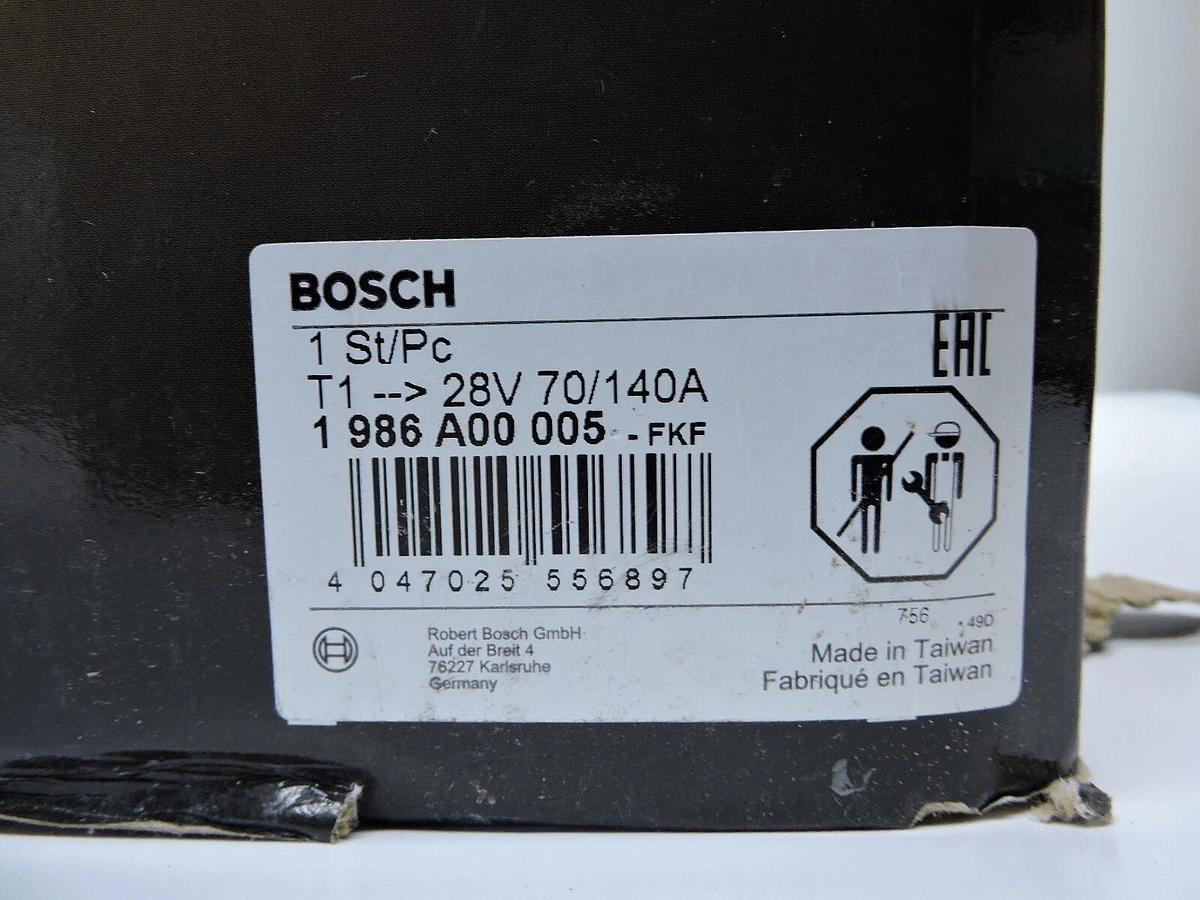 GENUINE Bosch 1986A00005 Automotive Alternators and Generators - OEM NEW