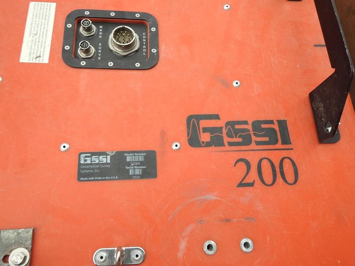 GSSI 5106 Radar Antenna Geophysical Survery System 200 MHz Ground Antenna