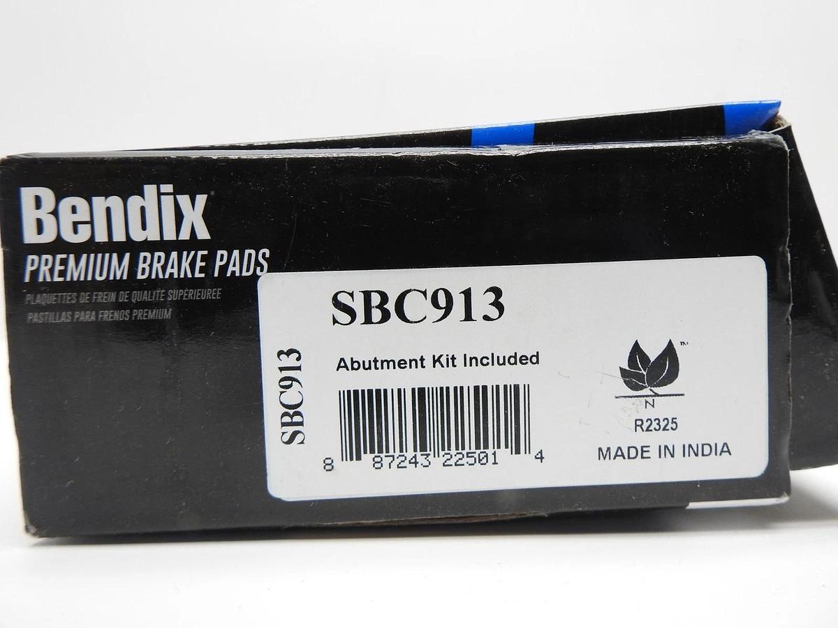 Bendix SBC913 Ceramic Front Brake Pads for Chevy Equinox 06-05, Pontiac Torrent