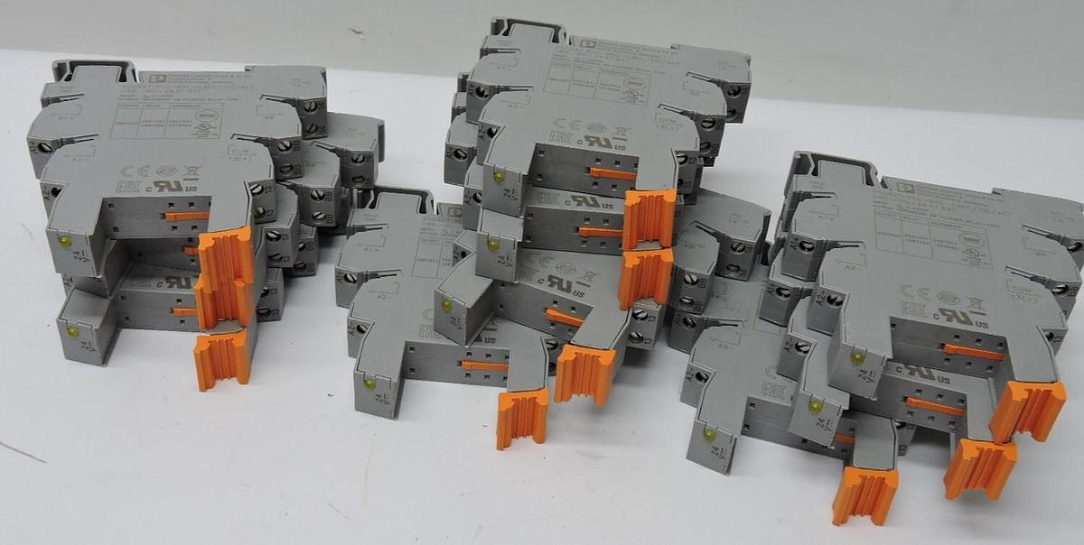 (10) Phoenix Contact Terminal Relay PLC-BSC-24DC/1IC/ACT 2967837 24V - NEW