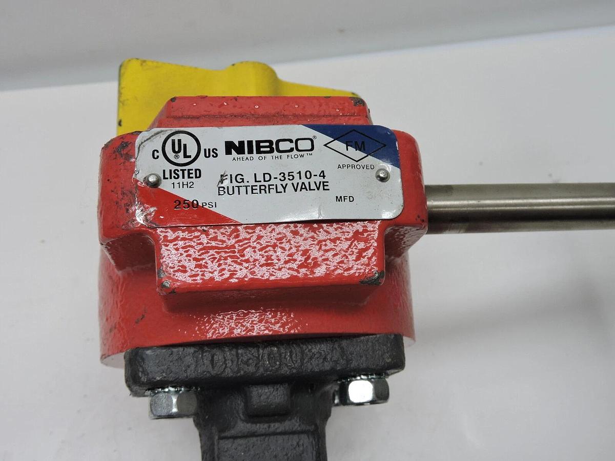 NIBCO NLG800 LD-3510-4 Butterfly Valve - NOB NEW