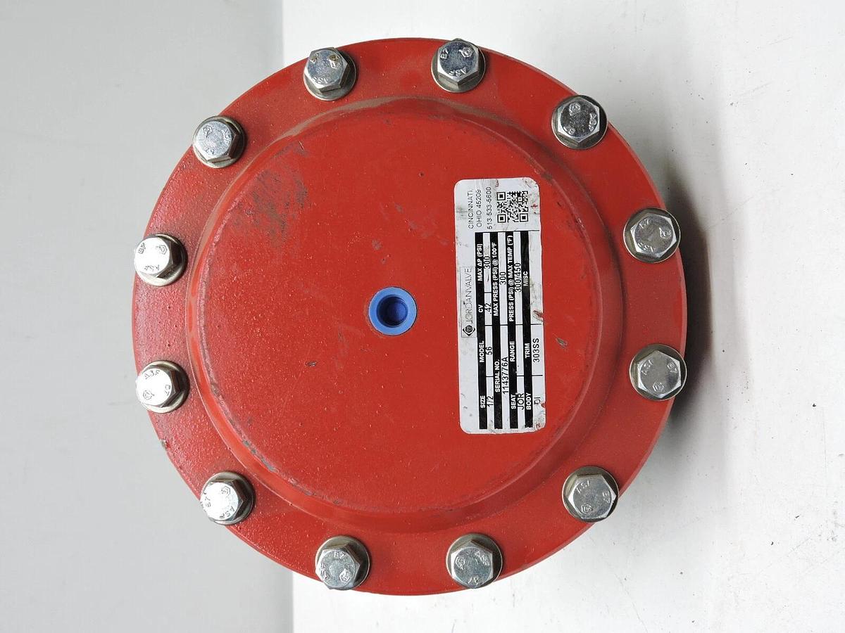Jordan Valve Mark 56 1/2" .42 CV SEAT: JOR 303SS 300 MAX PSI - NOB NEW!
