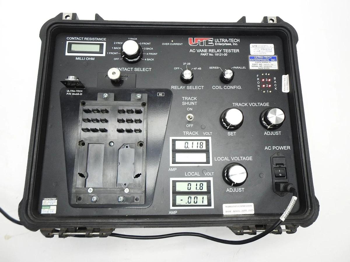 UTE Ultra Tech AC Vane Relay Tester Model No. 16121