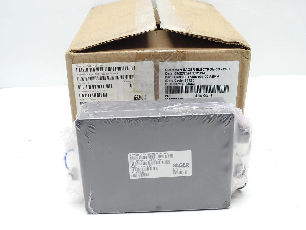 Sager Electronics Power Converter (VPA/GPA) 1043769-101 TRACO Electronic