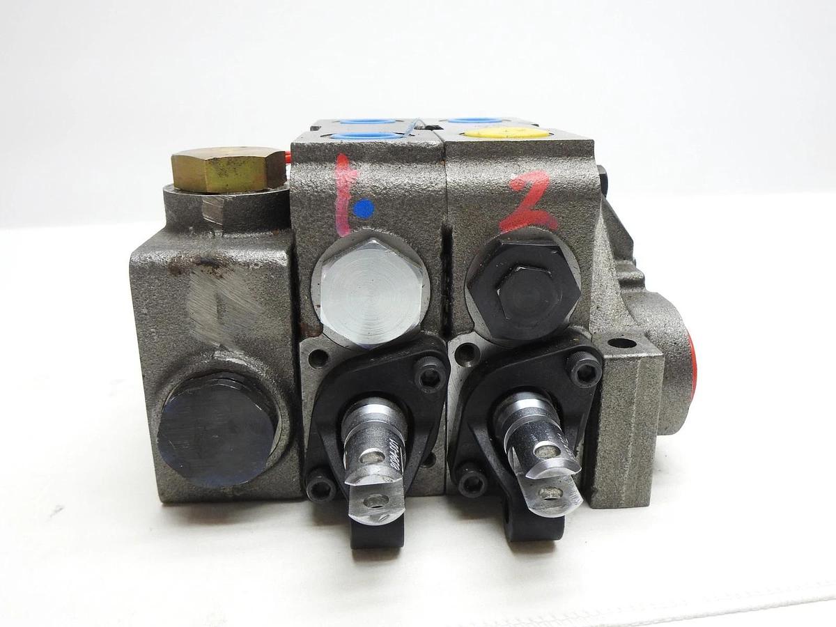 Husco 85650001 2-Section Hydraulic Control Valve – Electrohydraulic 08122246 NEW