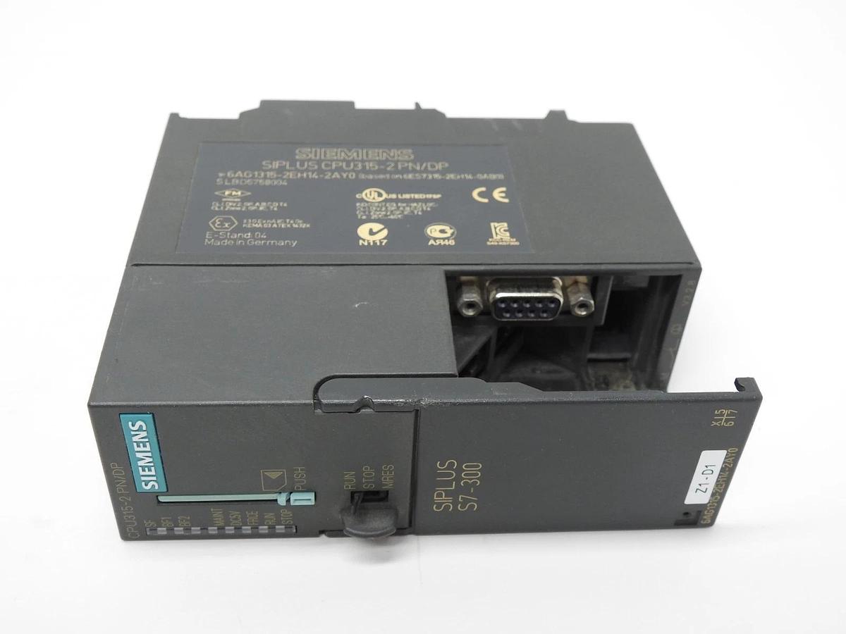 NEW PULL - Siemens SIPLUS CPU315-2 P/N/DP (6AG1315-2EH14-2AY0)