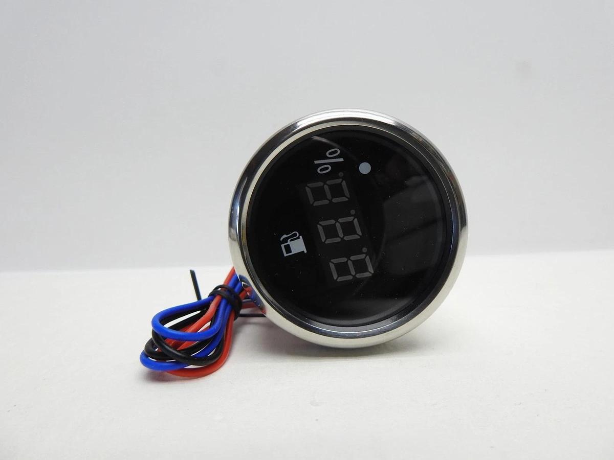Universal Digital Display Fuel Gauge 3-Wire CX2055 - NEW