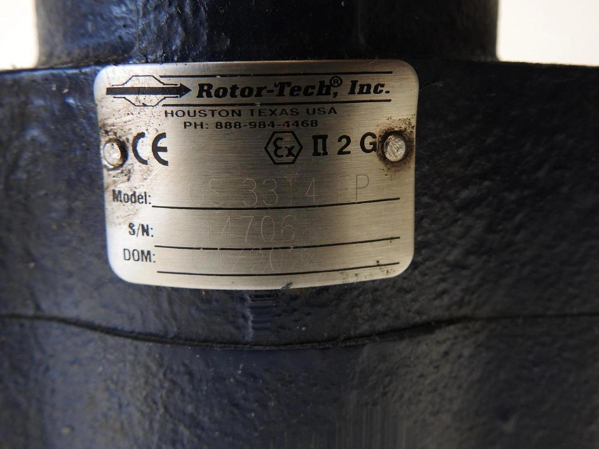 Rotor-Tech GS-3314 E GS Series Electric Drive Double Stage Glycol Pump AS IS REA