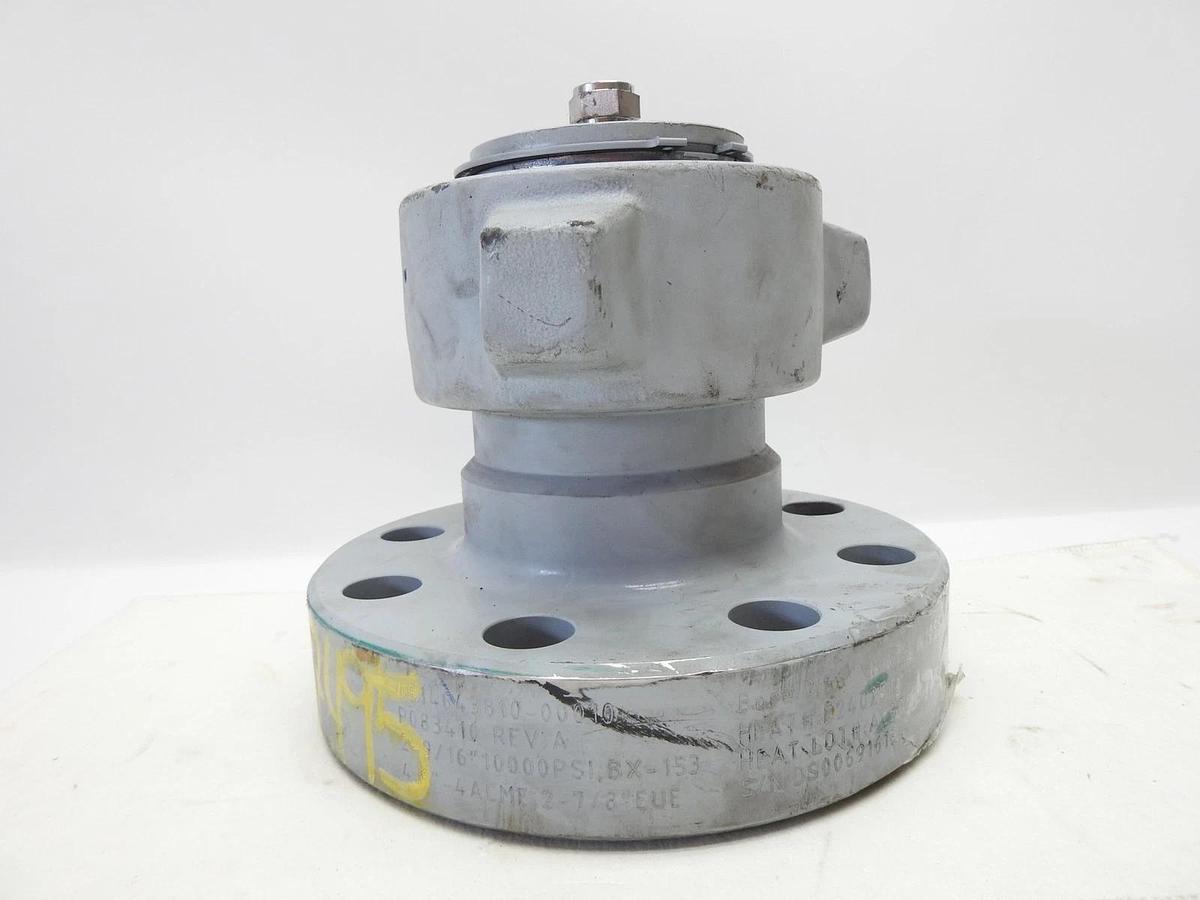 Top Connector Tree Cap 2-1/16" & 2-9/16" BX-153 10000PSI, 410SS 4.6"-4 ACME