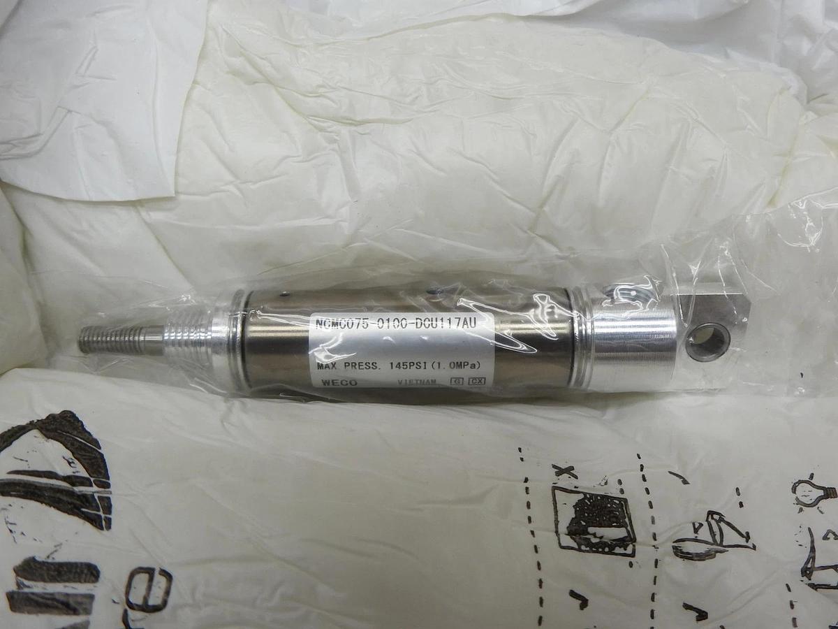 SMC NCMC075-0100 Air Cylinder NCM Round Body Cylinder - NEW!