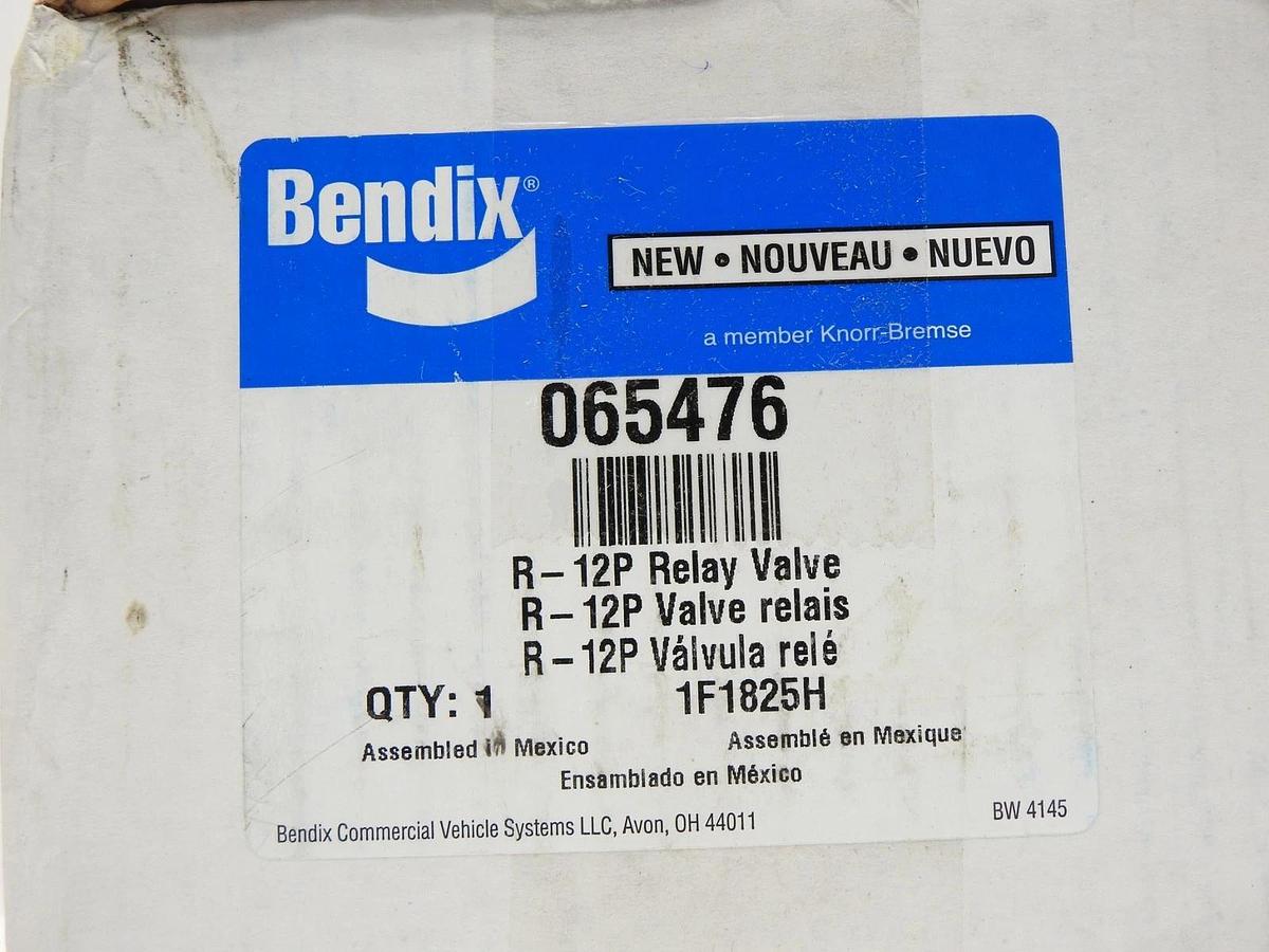 Genuine Bendix R-12P Relay Valve - 065476 OEM NEW!