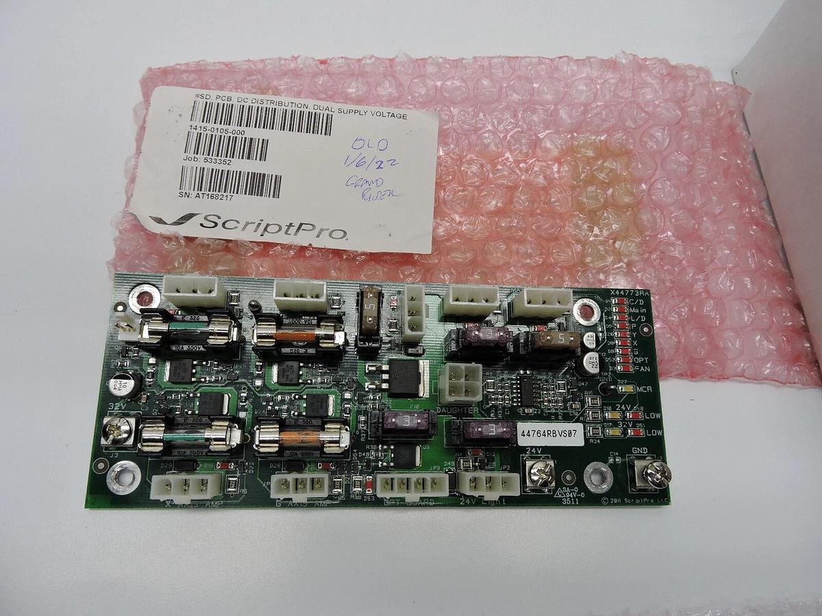 Lot of 4 - Script-Pro PCB Boards, Servo Amp, - AS IS Untested