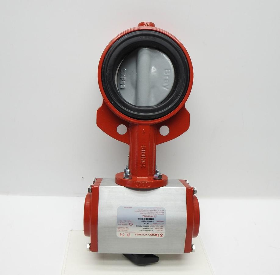 Bray Valves 92-0830-11320-532 Pneumatic Actuator w/ 4" Waferbody 300400-11010119